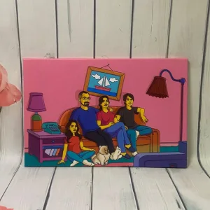 Друк на полотні в стилі The Simpsons