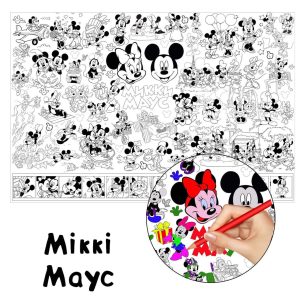 Міккі Маус розмальовка